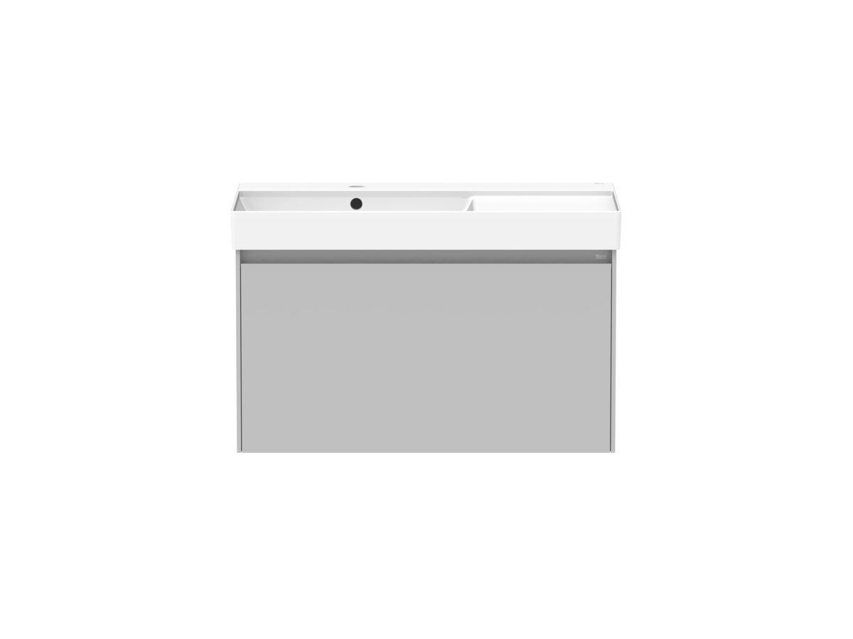 reece Roca Ona Vanity All Drawer Single Left Hand Bowl 800mm Matte Grey