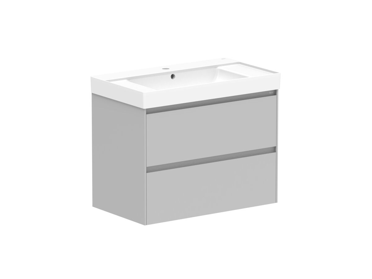 Reece Roca Ona Vanity All Drawer Twin Centre Bowl 800mm Matte Grey