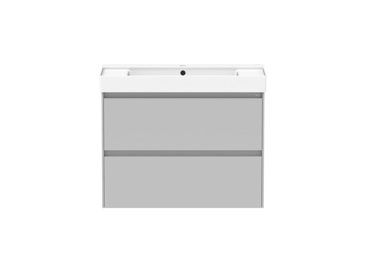 reece Roca Ona Vanity All Drawer Twin Centre Bowl 800mm Matte Grey