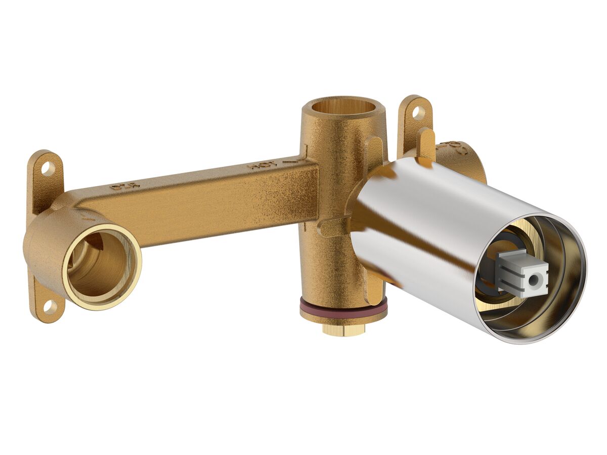 Reece Roca Ona Wall Basin/Bath Mixer Tap Set Kit Brushed Nickel (6 Star) Lead Free