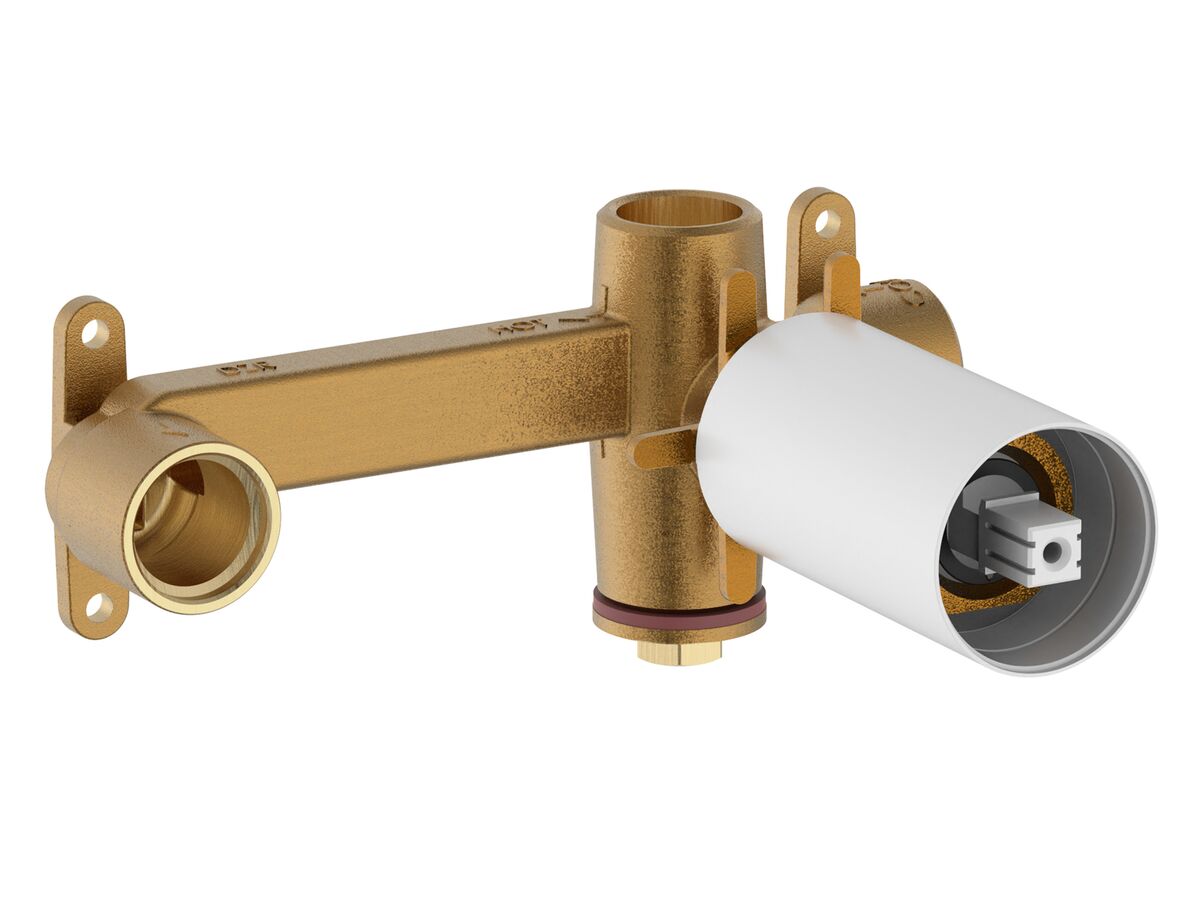 Reece Roca Ona Wall Basin/Bath Mixer Tap Set Kit Matte White (6 Star) Lead Free