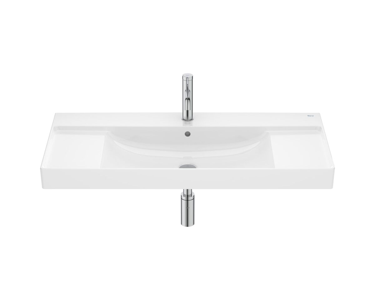 reece Roca Ona Wall Hung Basin 1000mm x 460mm 1 Taphole with Overflow White reece Roca Ona Wall Hung Basin 1000mm x 460mm 1 Taphole with Overflow White