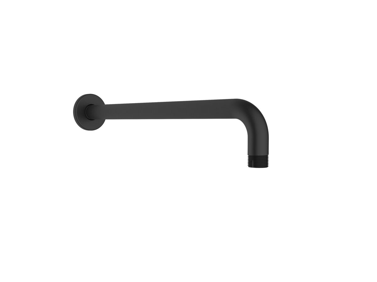reece Roca Ona Wall Straight Shower Arm 400mm Matte Black