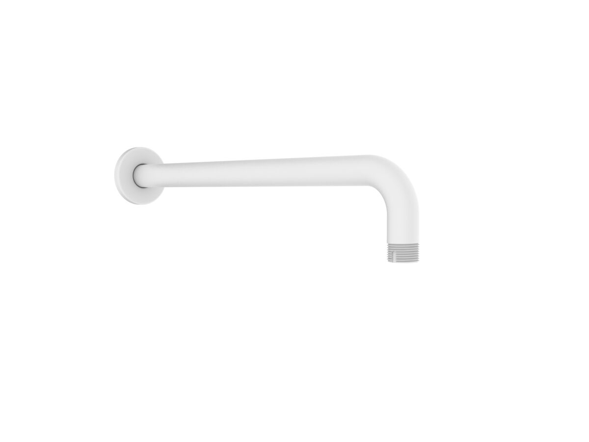 reece Roca Ona Wall Straight Shower Arm 400mm Matte White