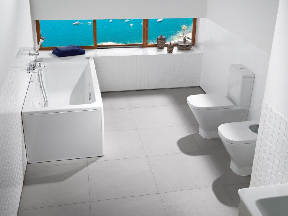 Reece Roca The Gap Close Coupled Back To Wall Toilet Suite Back Inlet S&P Trap With Soft Close Quick Release MK2 Seat White/Chrome (4 Star)