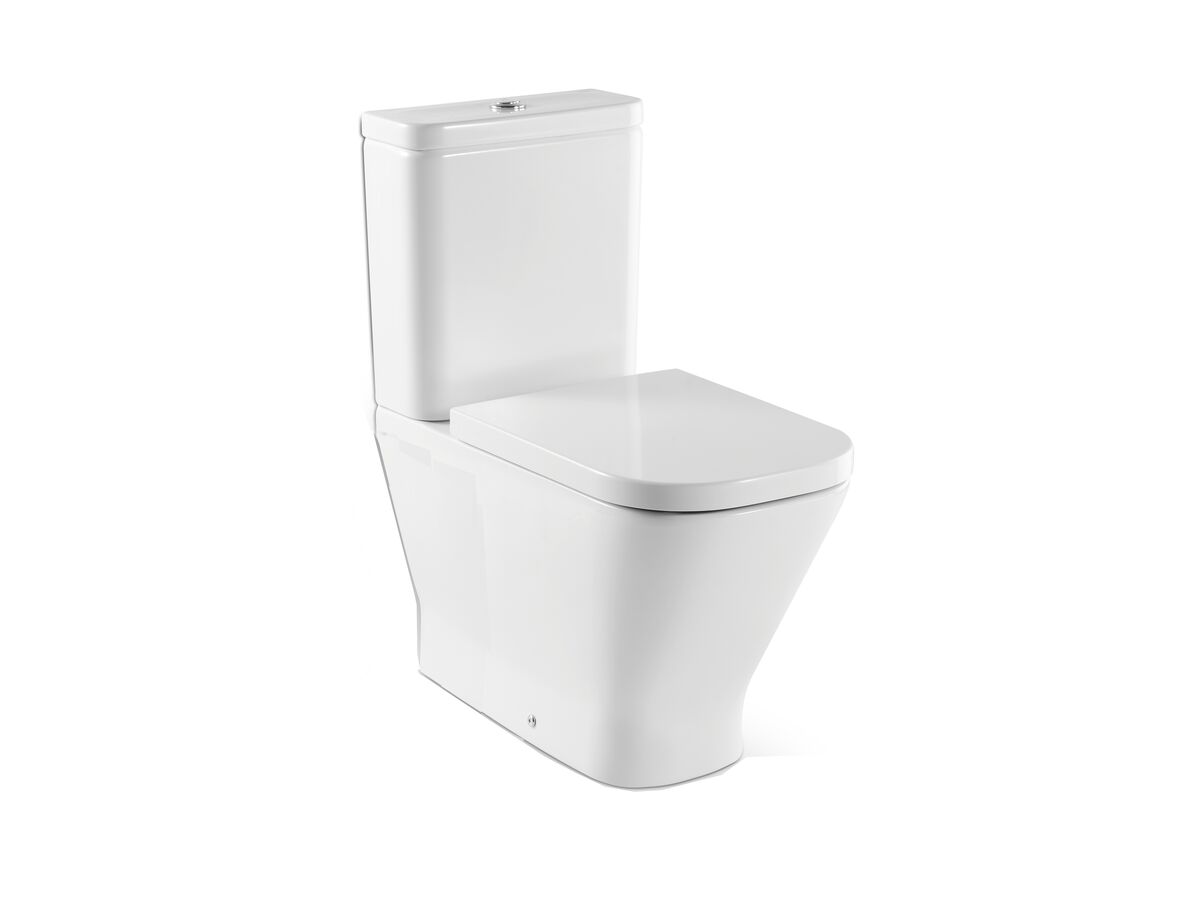 reece Roca The Gap Close Coupled Back to Wall Toilet Suite Back Inlet S&P Trap with Soft Close Quick Release MK2 Seat White/Chrome (4 Star) reece Roca The Gap Close Coupled Back to Wall Toilet Suite Back Inlet S&P Trap with Soft Close Quick Release MK2 Seat White/Chrome (4 Star)