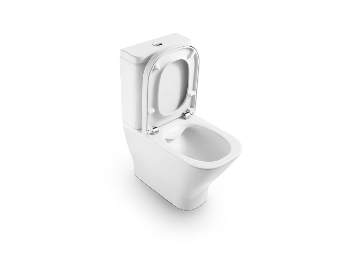 Reece Roca The Gap Square Close Coupled Back To Wall Back Inlet Soft Close Quick Release Toilet Seat