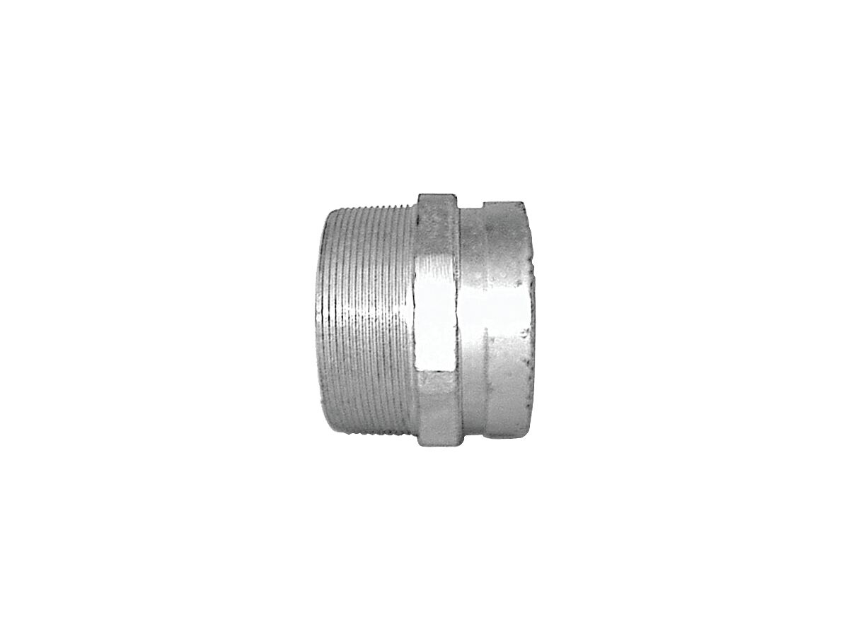 reece Roll Groove Screwed Adaptor Galvanized 150mm x 150mm BSP