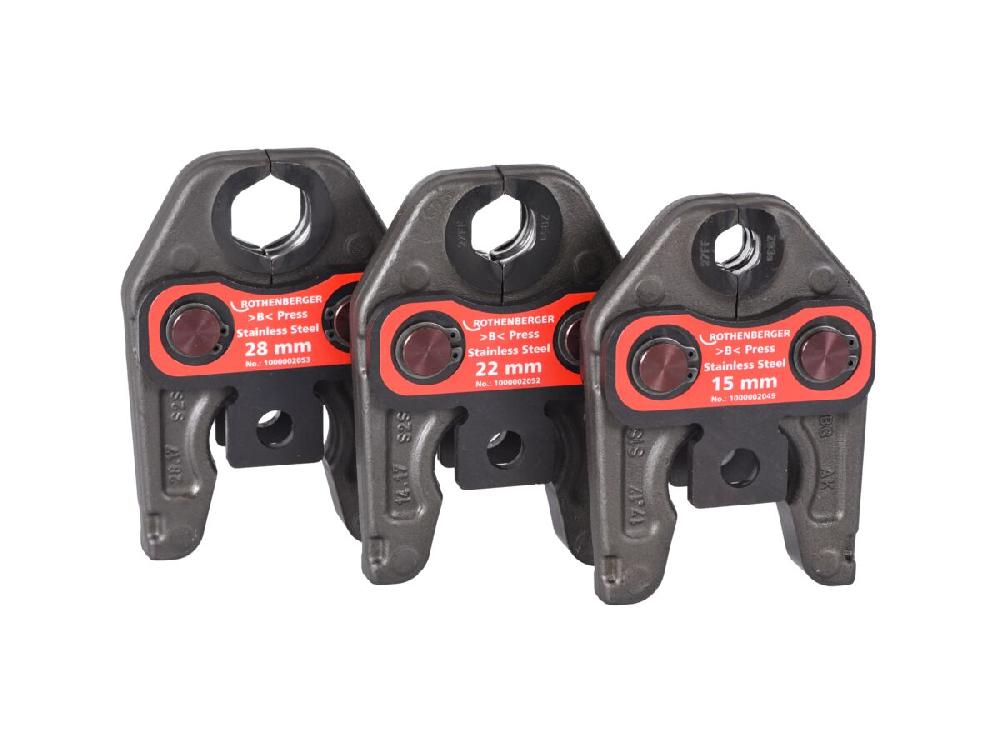reece Rothenberger 3000/4000 B-Press Stainless Steel Jaw Set 15mm-28mm