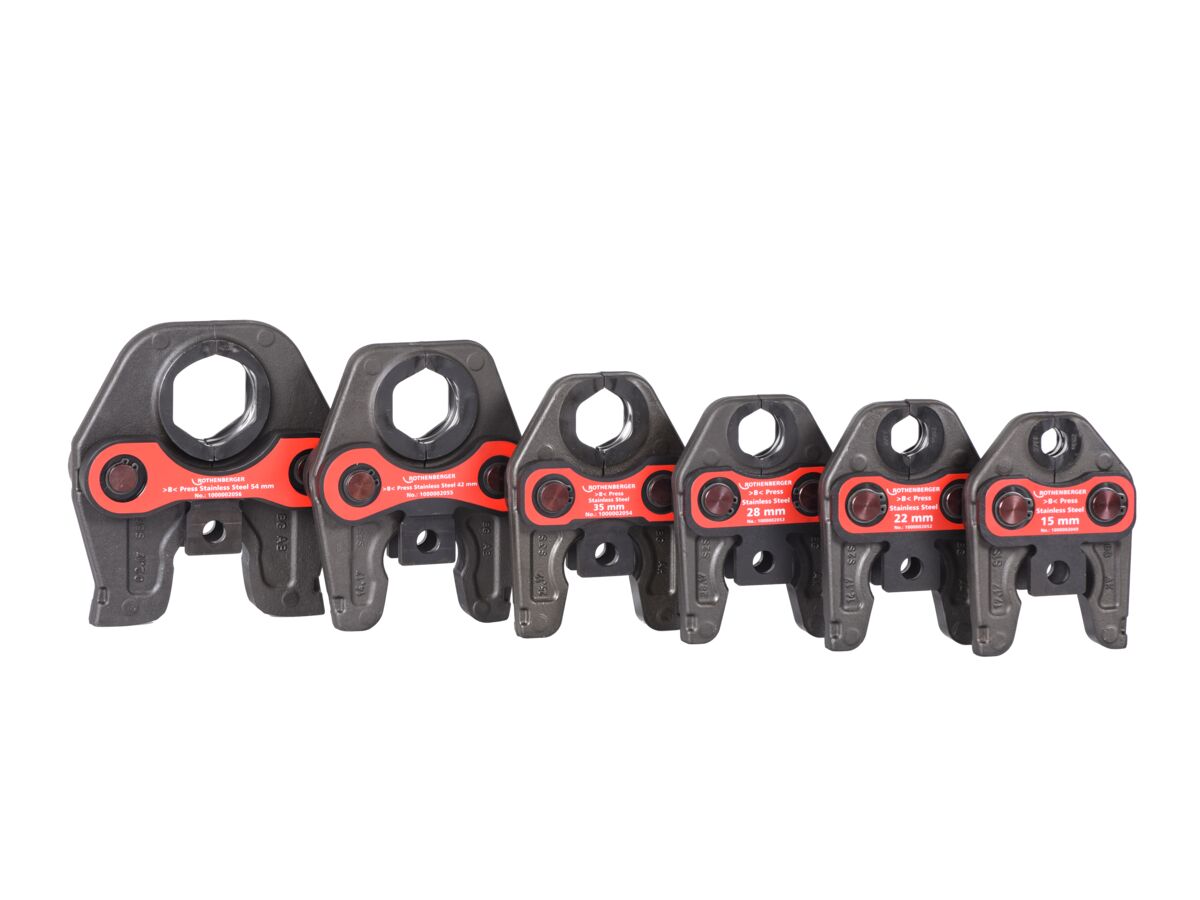 reece Rothenberger 3000/4000 B-Press Stainless Steel Jaw Set 15mm-54mm