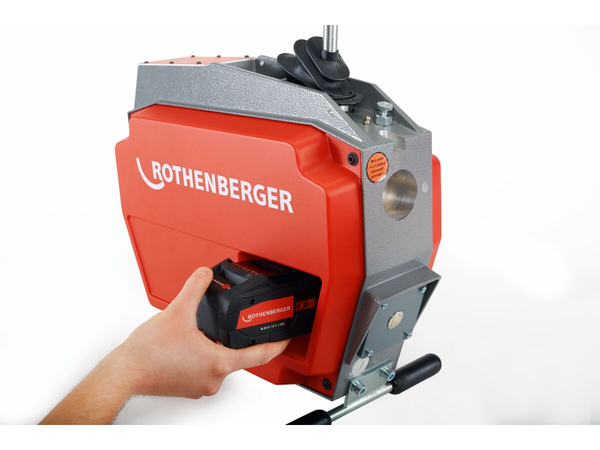 Reece Rothenberger Battery R600 CL Sectional Drain Cleaner Set