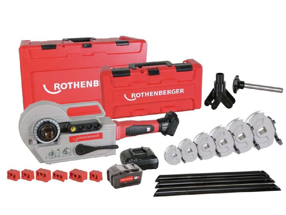 reece Rothenberger Battery Robend 4000E Pipe Bender Set