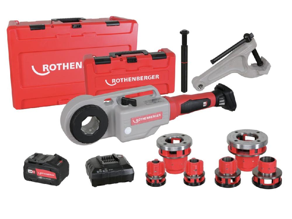 reece Rothenberger Battery Supertronic 2000E Pipe Threader Set