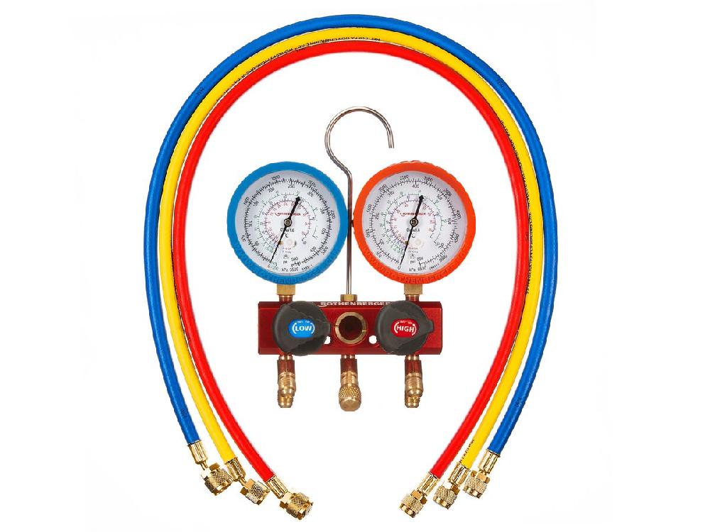 reece Rothenberger Dual Gas Manifold with 1.5mm Hoses