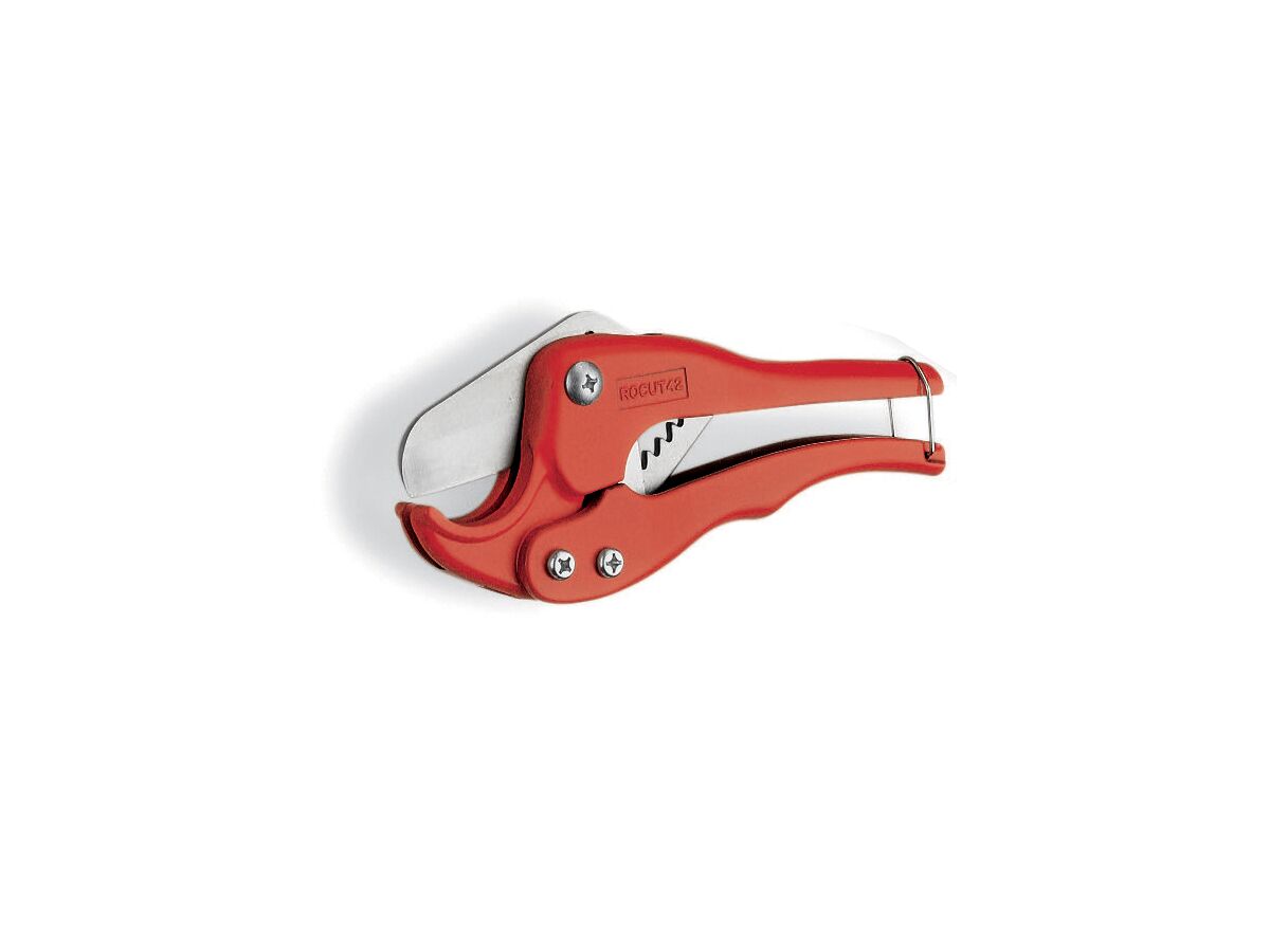 reece Rothenberger Ratchet Pipe Shear 42 - Plastic pipe shear for 0 - 42mm pipe