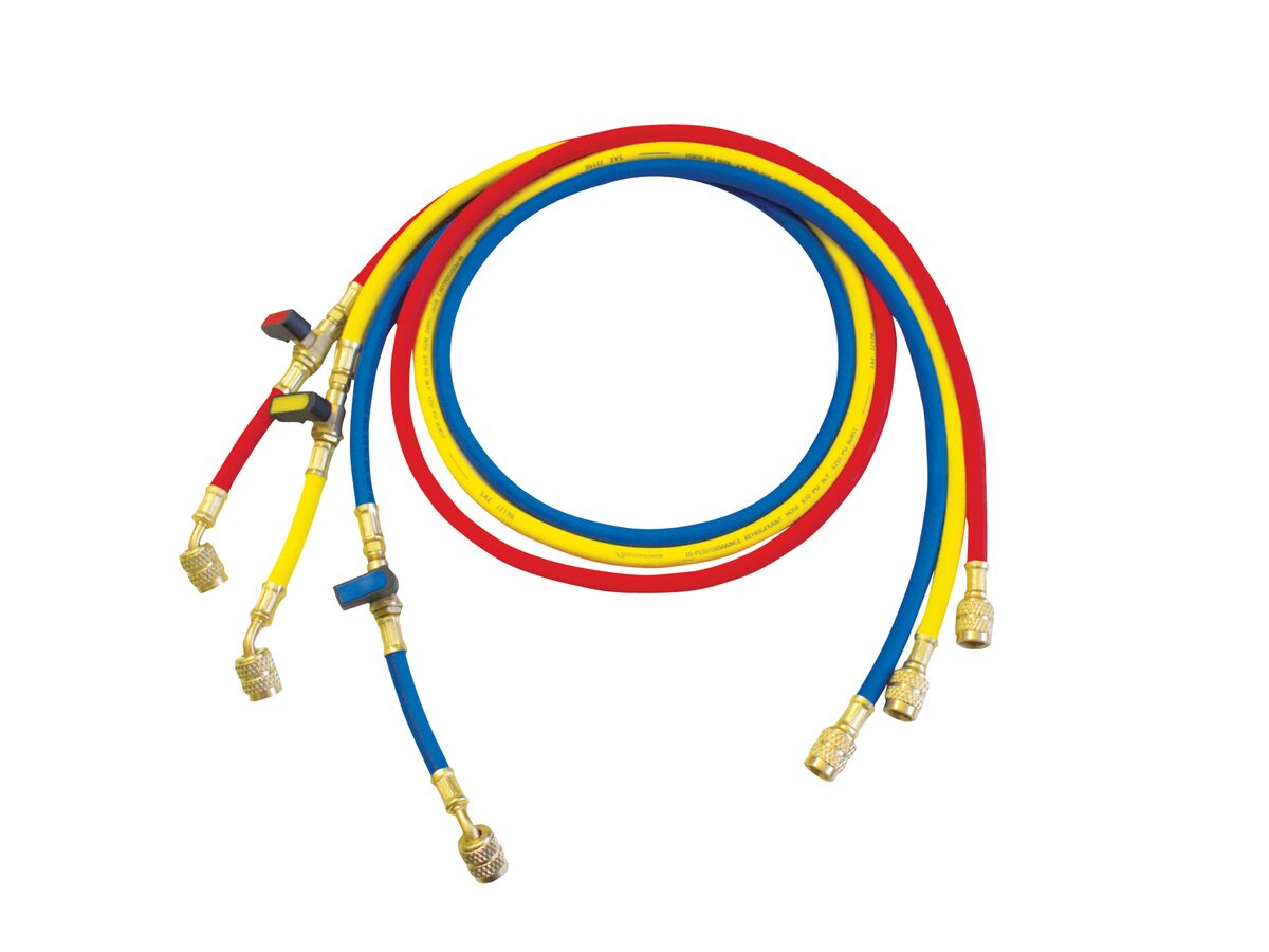 reece Rothenberger Set 3 Hoses with Ball Valves R22