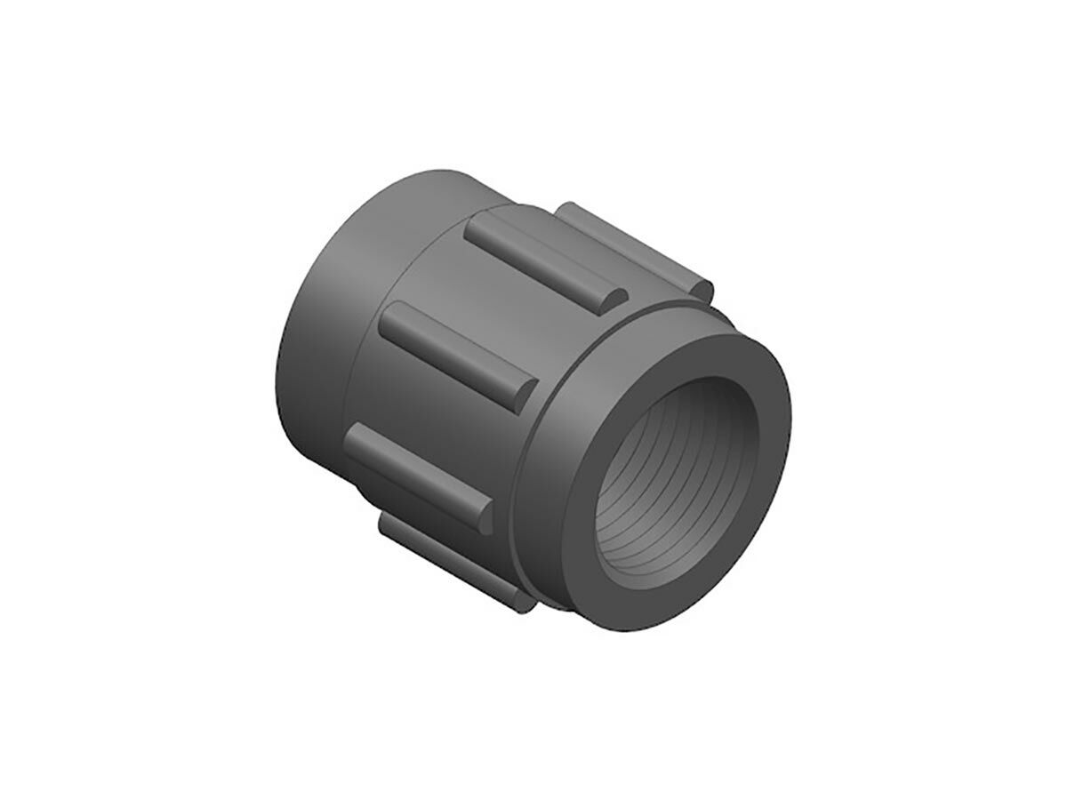reece Schedule 80 PVC-U Faucet Socket 15mm Plain Female x 15mm NPT Female