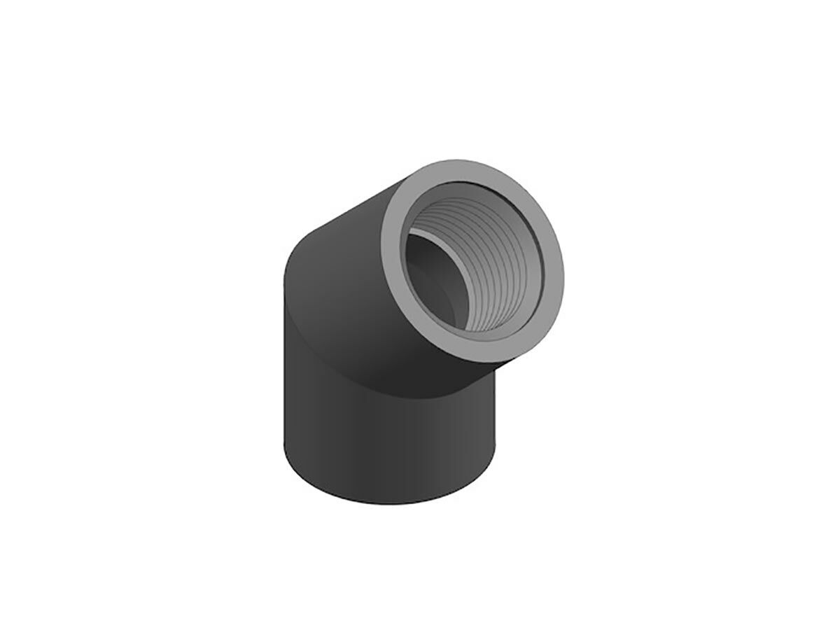reece Schedule 80 PVC-U Threaded 45 Degree Elbow NPT Female 80mm