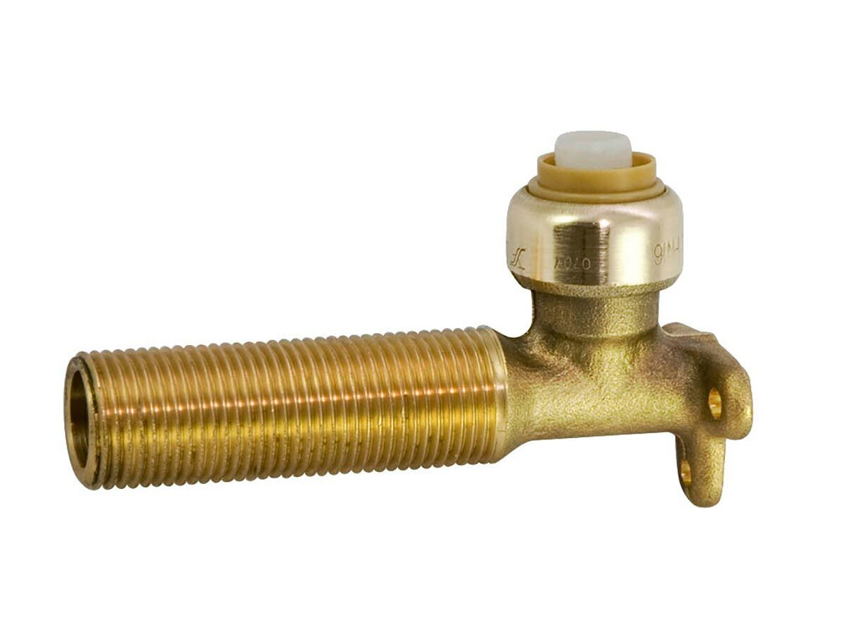 reece Sharkbite Lead Free Back Plate Elbow 20mm x 15mm Male 100mm Long