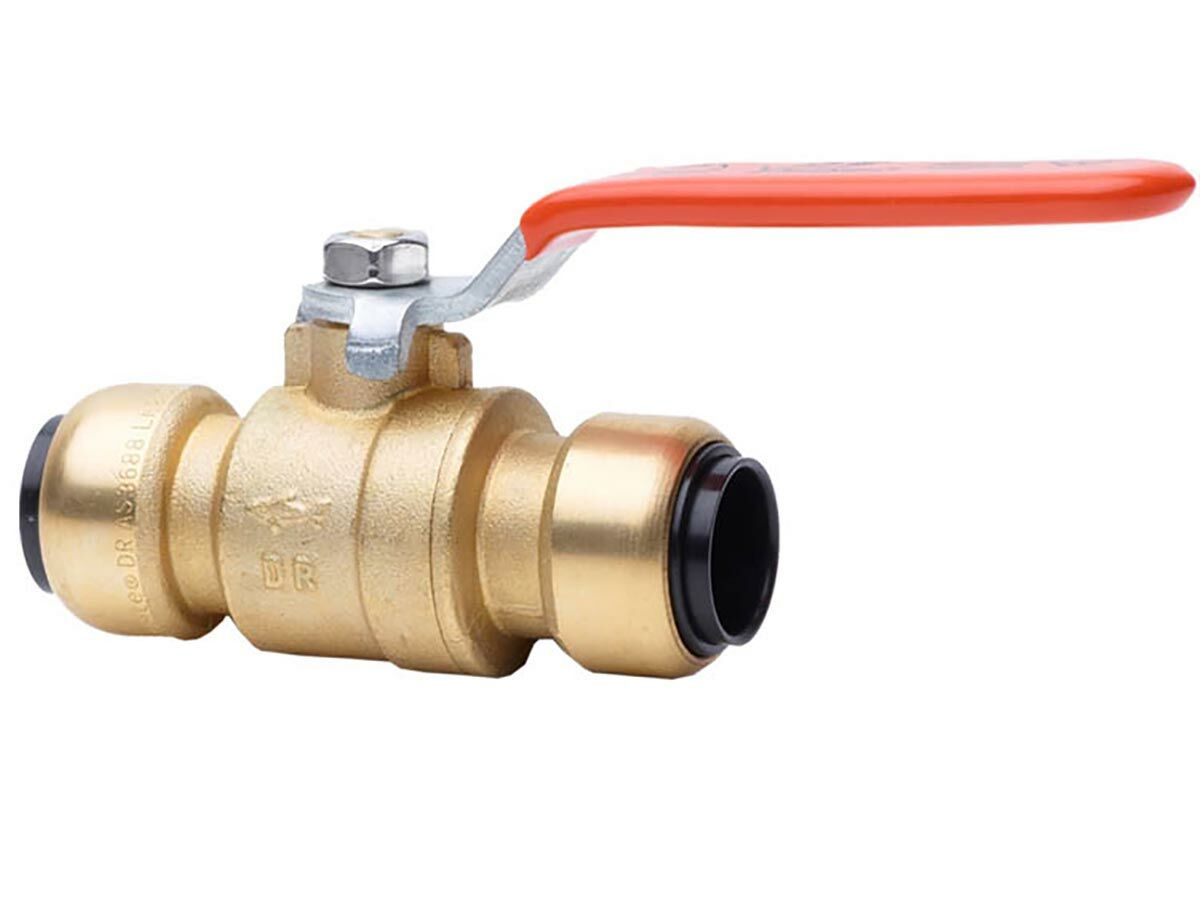 reece Sharkbite Lead Free Copper Ball Valve Lever 3/4" x 3/4"