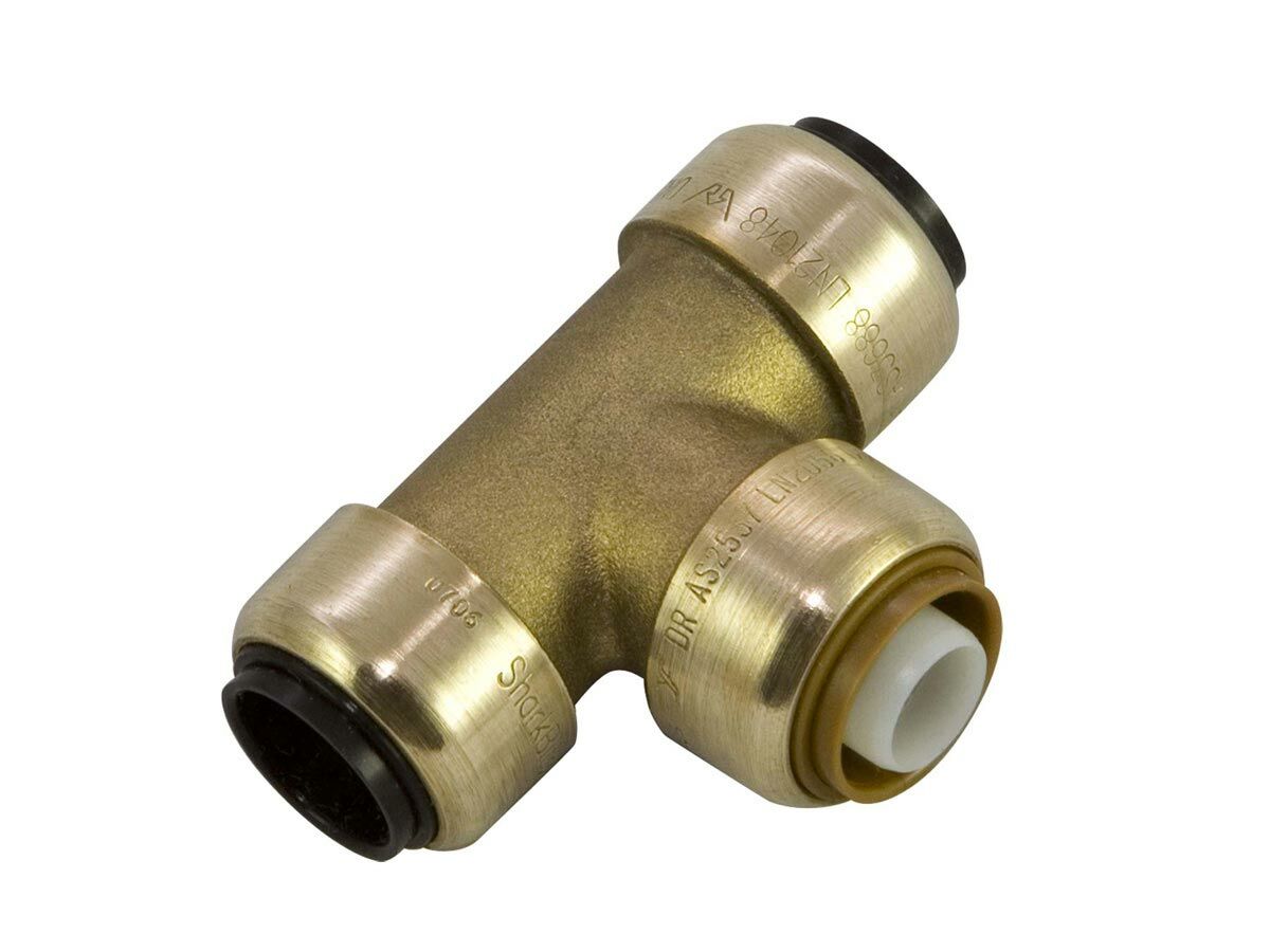 reece Sharkbite Pex F24 Tee 20mm Copper x 20mm Copper x (20mm PEX)