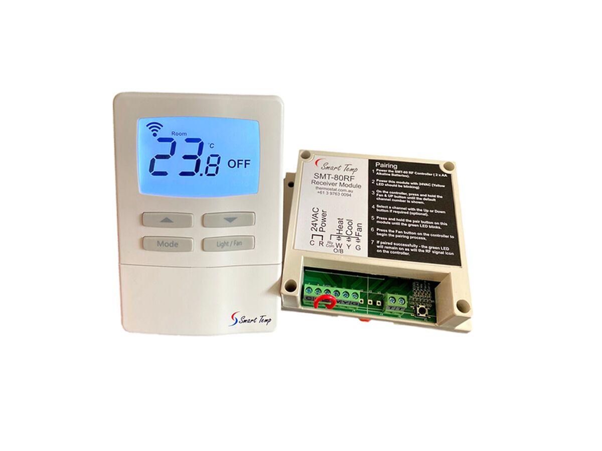 reece Smart Temp Manual Thermostat 1H/1C RF Wireless