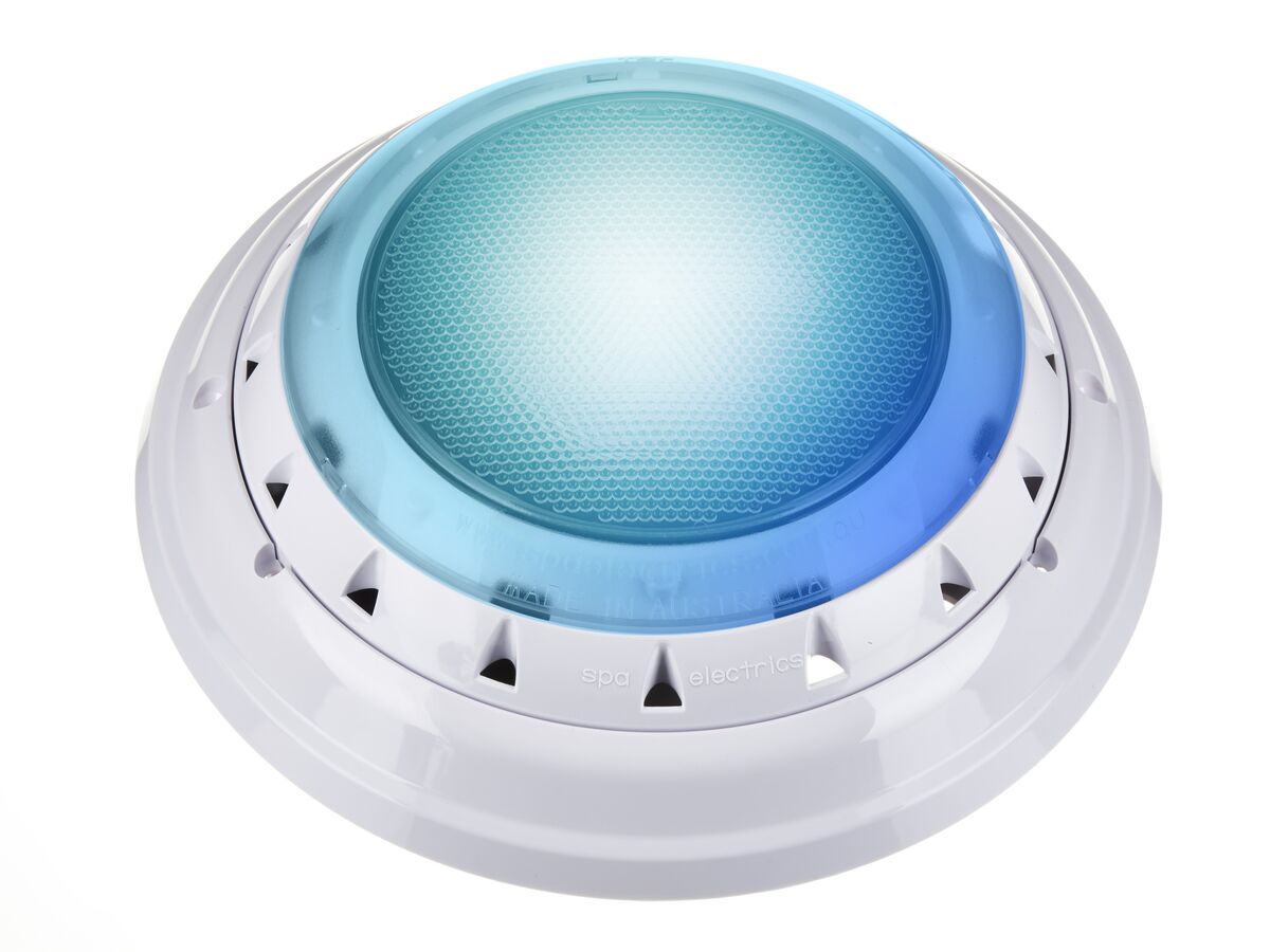 reece Spa Electrics GKRX Blue LED Retro Light with White Rim & Retro Mounting Kit