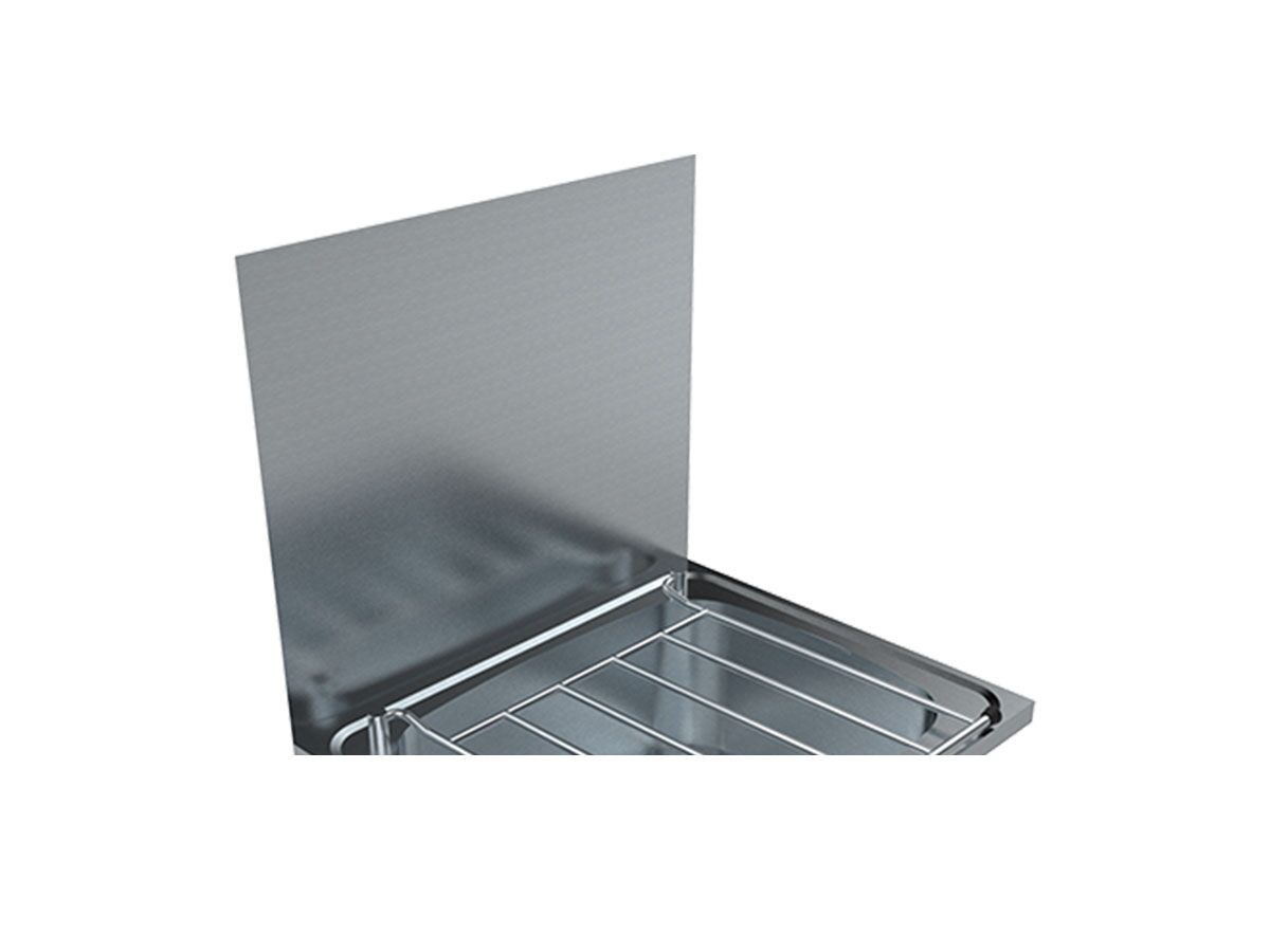 reece Splashback for Cleaners 600 x 500mm Stainless Steel suits Britex CSB & CSL