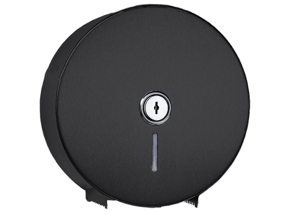 reece Stainless Steel Jumbo Toilet Roll Holder Matte Black