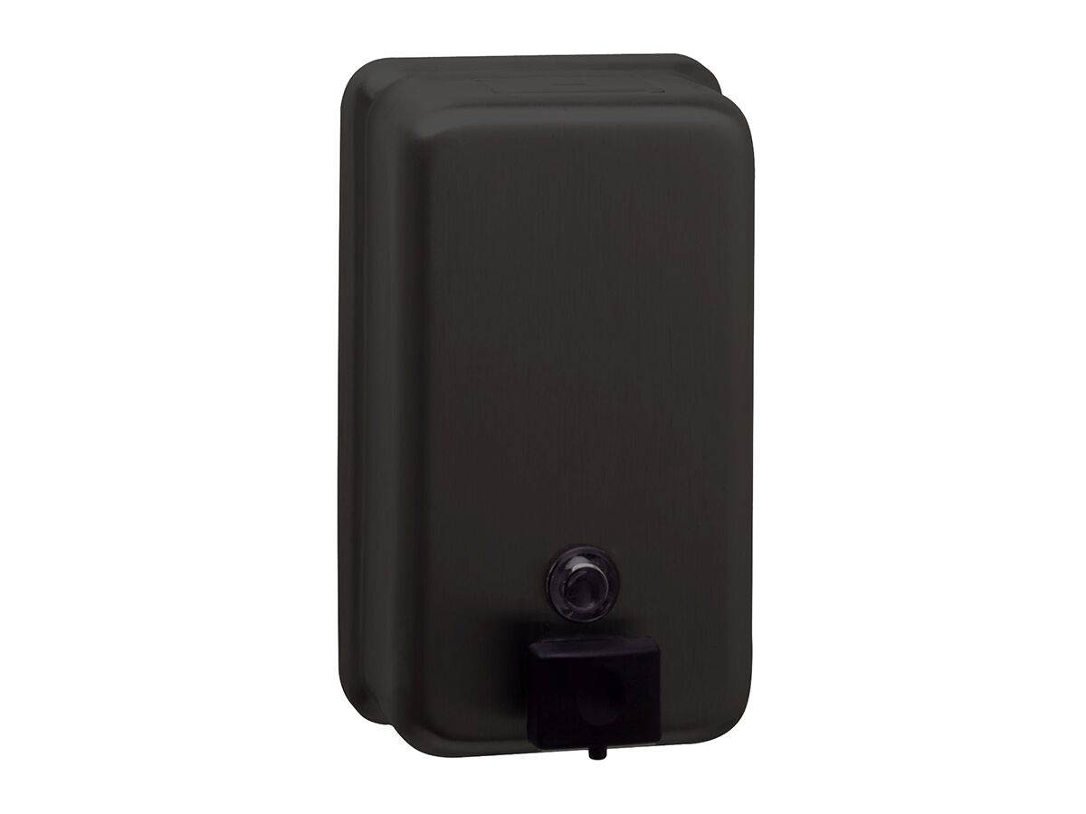 reece Stainless Steel Soap Dispenser Vertical Matte Black