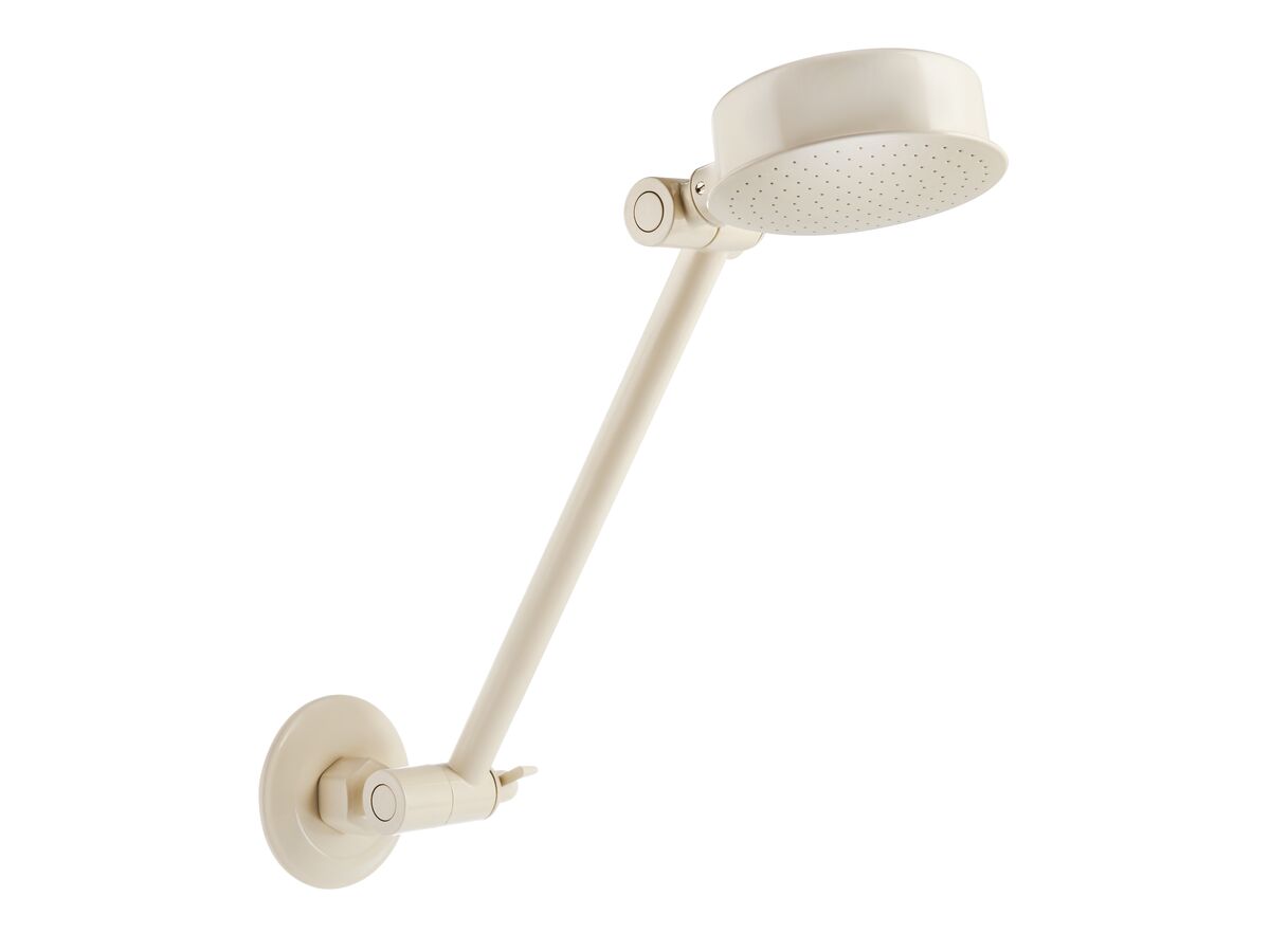 reece Standard All Directional Shower Arm & Rose Almond Ivory (3 Star)
