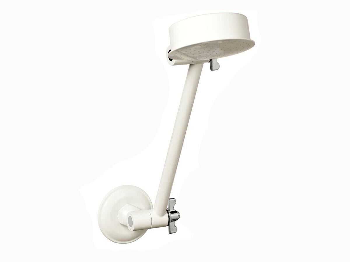 reece Standard All Directional Shower Arm & Rose White/Chrome (3 Star)