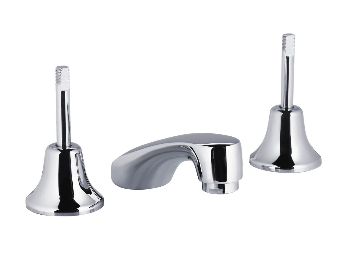 reece Standard Easy Clean O-Ring Basin Set Less Handle & Button Chrome (4 Star)
