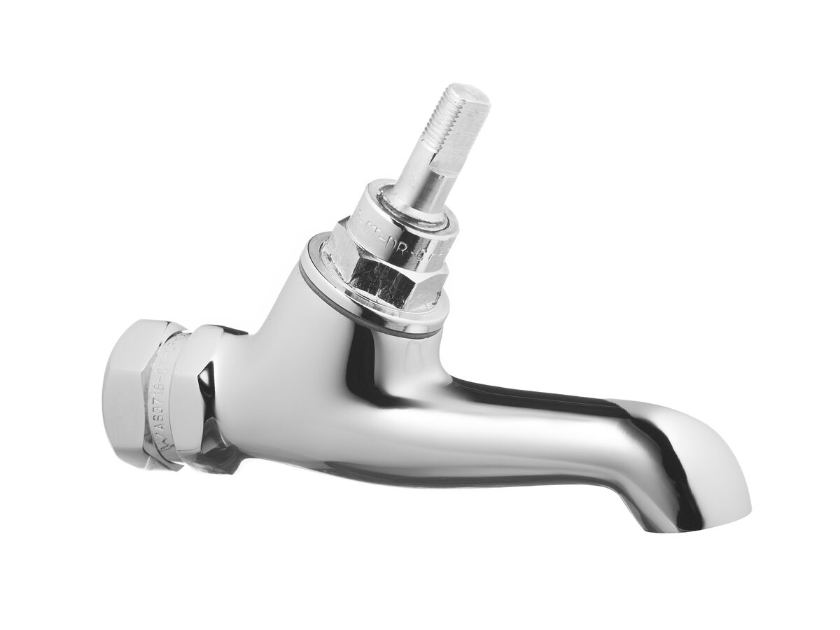 reece Standard Female Angle Bib Less Handle & Button Chrome (3 Star)