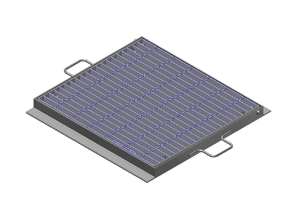 reece Steel Grate & Frame Galvanized 600mm x 600mm "D" Cast-In