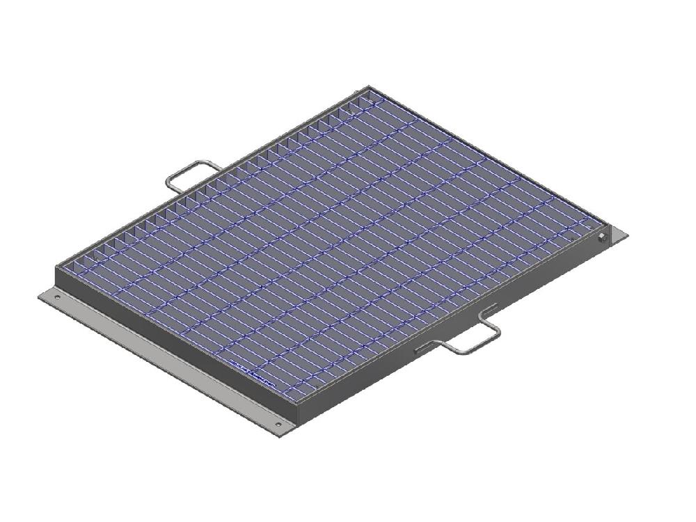 reece Steel Grate & Frame Galvanized 600mm x 900mm "B" Cast-In