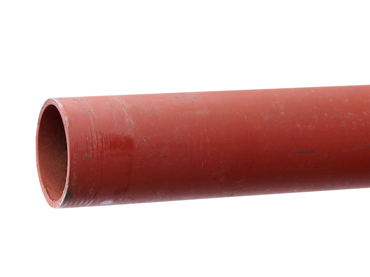 reece Steel Pipe Medium Primed Red Plain End 6.5mtr 25mm