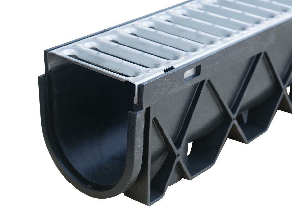 reece Storm Drain with Slotted Galvanized Grate 3mtr