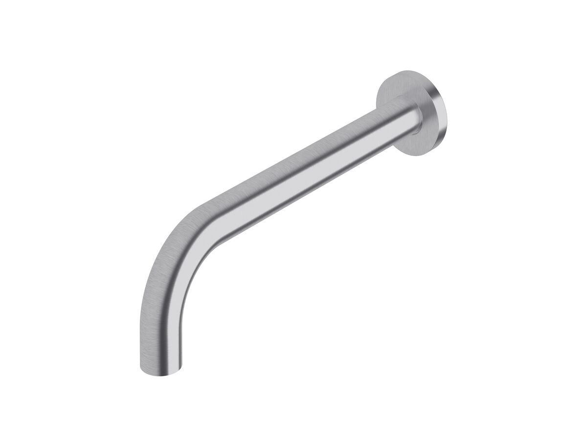 reece Sussex Scala 25mm Curved Bath Outlet 200mm Satin Chrome