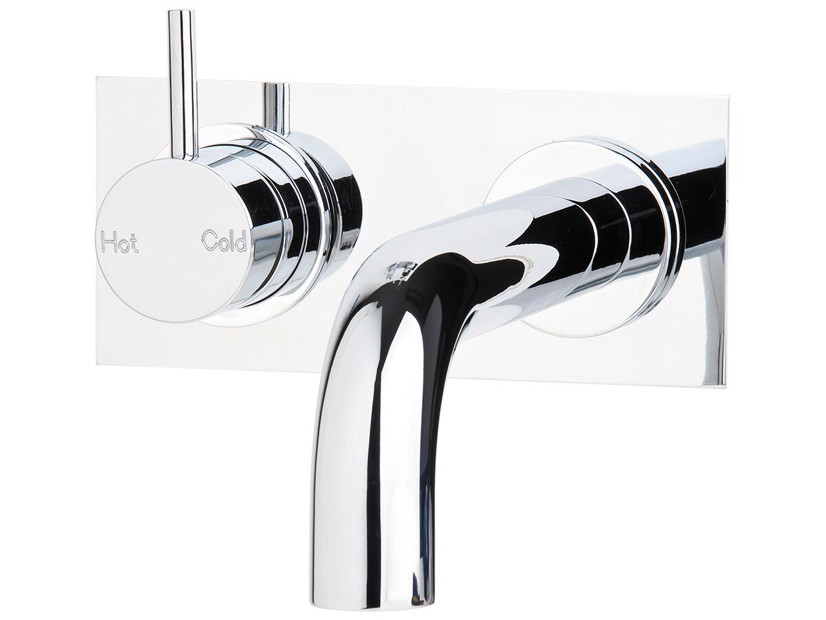 reece Sussex Scala 32mm Curved Bath Mixer Tap Outlet System Left Hand 160mm Outlet Chrome