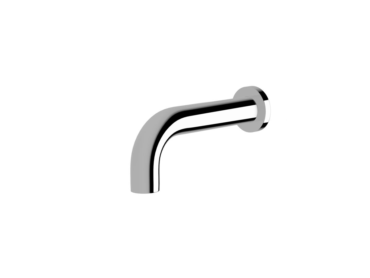 reece Sussex Scala 32mm Curved Wall Bath Outlet 160mm Chrome