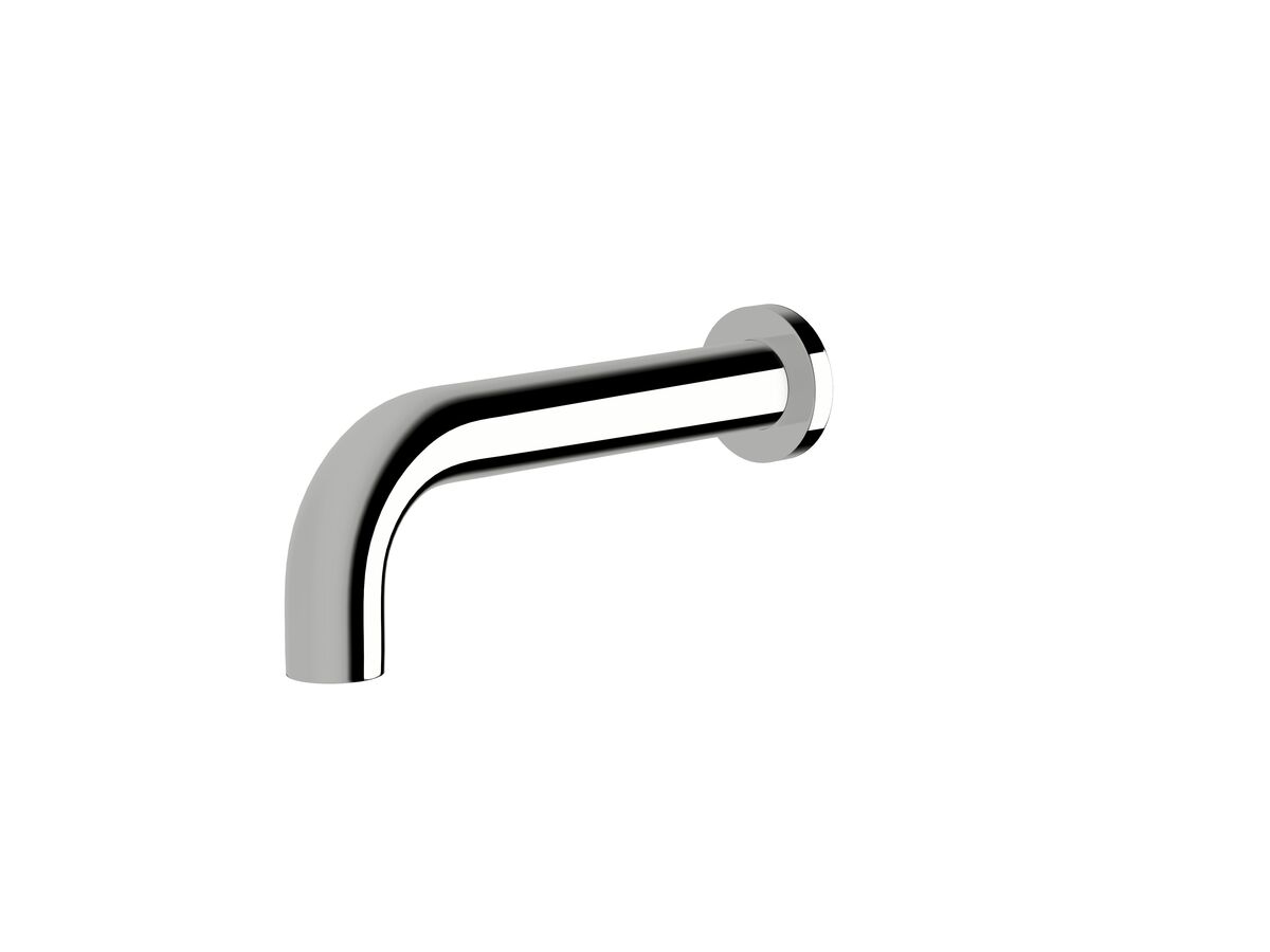 reece Sussex Scala 32mm Curved Wall Bath Outlet 200mm Chrome