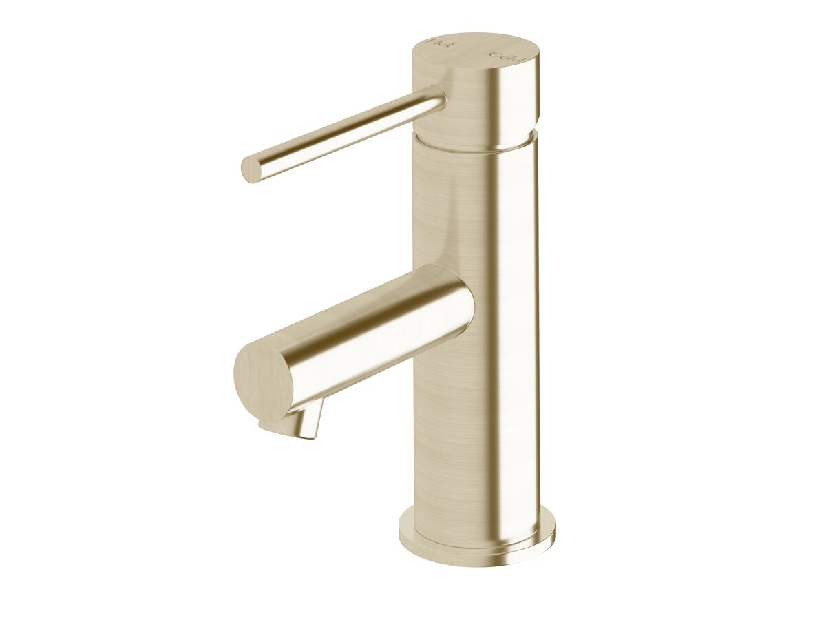 reece Sussex Scala Basin Mixer Tap with 100mm Extension Pin LUX PVD Brushed Platinum Gold (6 Star)