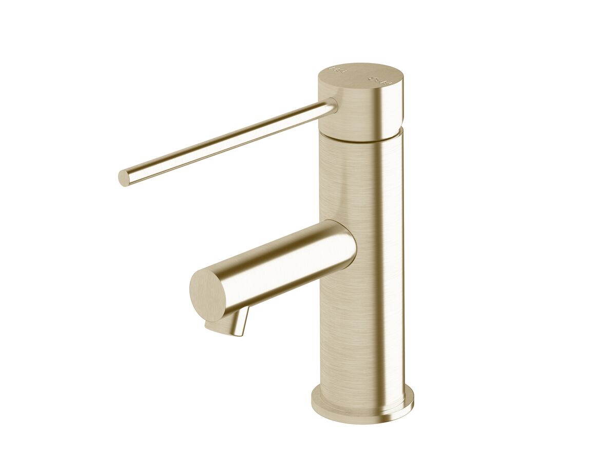 reece Sussex Scala Basin Mixer Tap with 150mm Extension Pin LUX PVD Brushed Platinum Gold (6 Star)