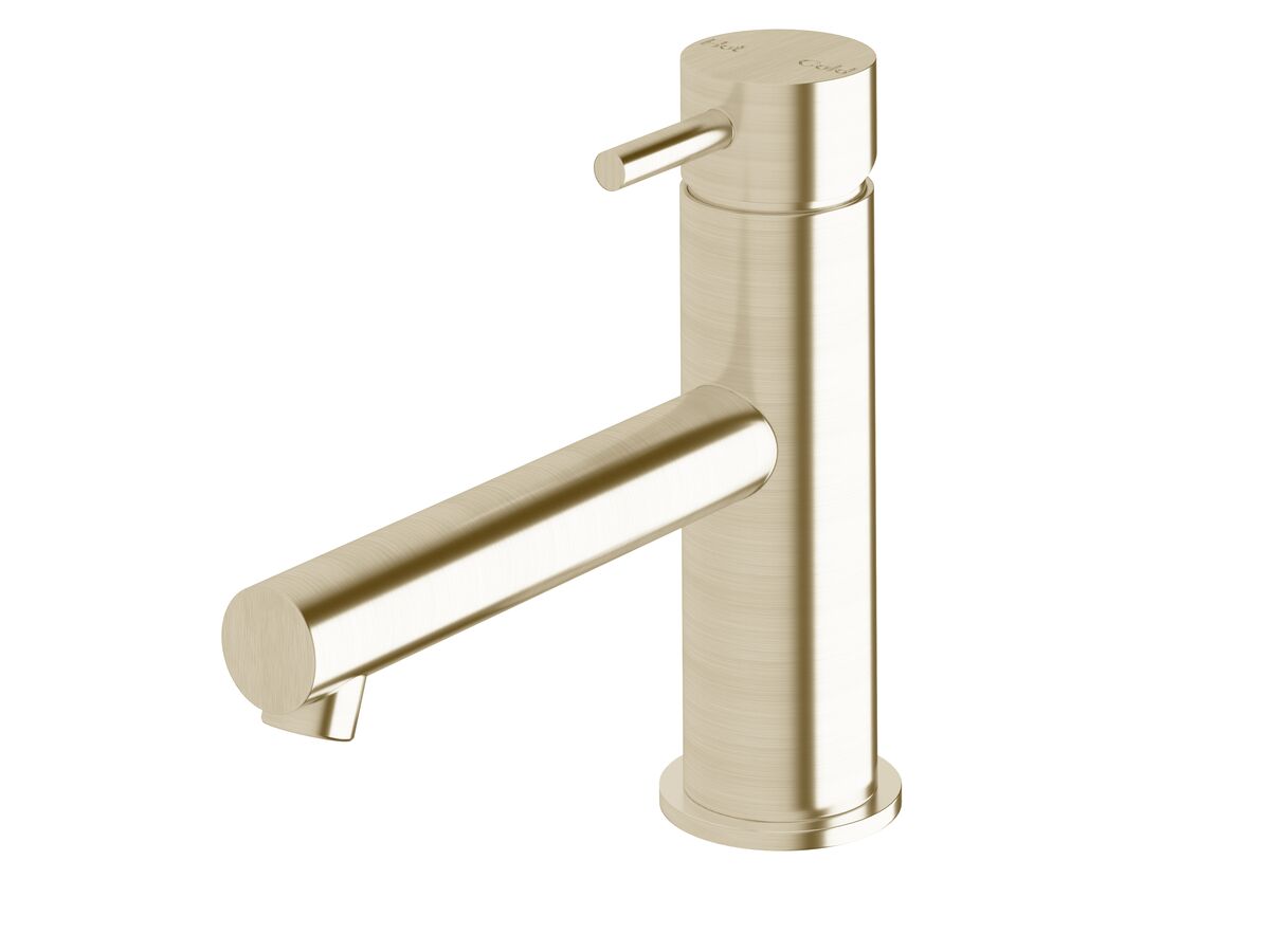 reece Sussex Scala Basin Mixer Tap with 150mm Outlet LUX PVD Brushed Platinum Gold (6 Star)