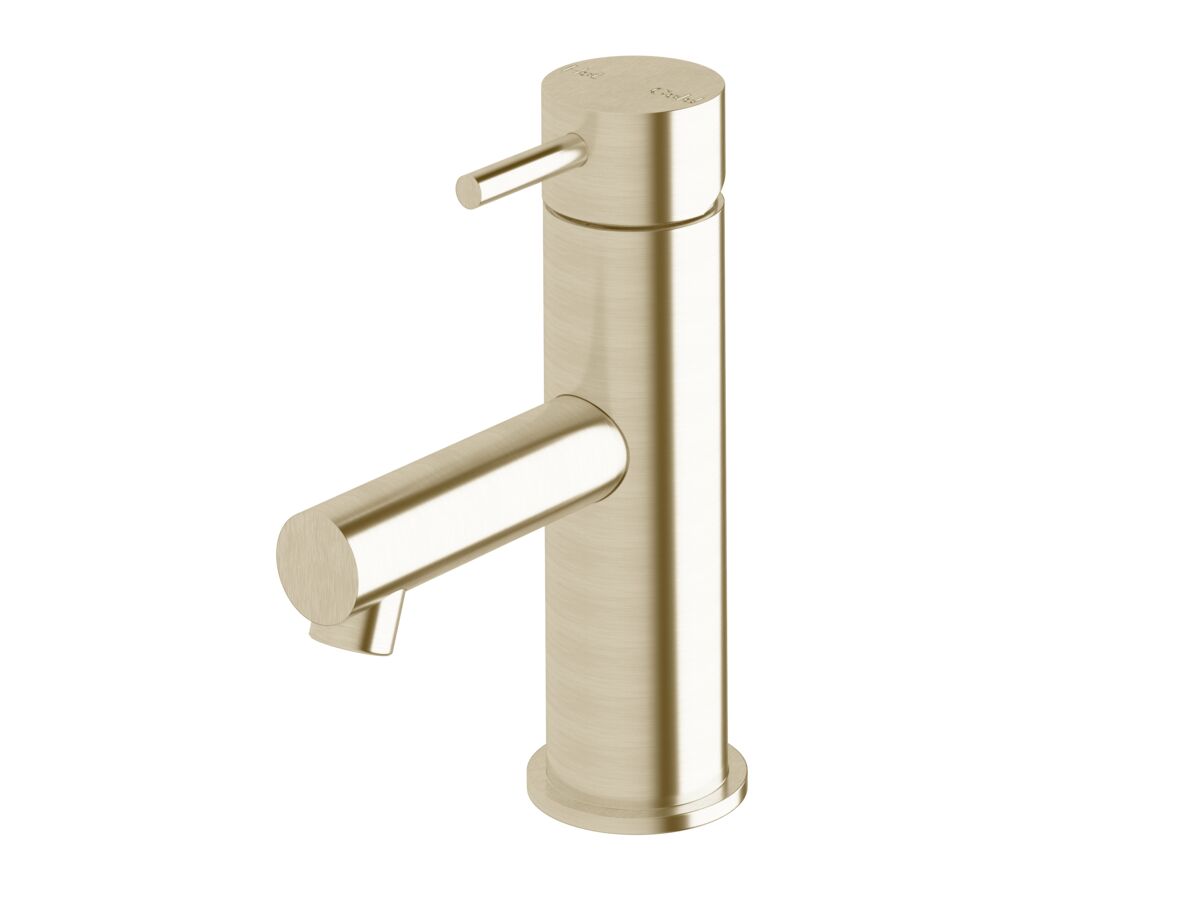 reece Sussex Scala Basin Mixer Tap with 90mm Outlet LUX PVD Brushed Platinum Gold (5 Star)