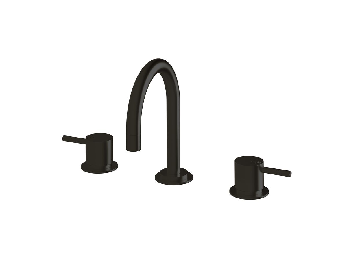 Reece Sussex Scala Basin Set Curved LUX PVD Matte Opium Black (5 Star)