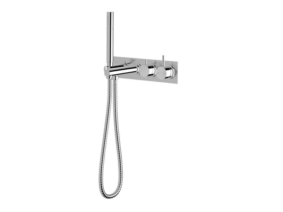 reece Sussex Scala Bath Mixer Tap / Diverter System 160mm Outlet Right Hand Operation with Handshower Chrome (3 Star)