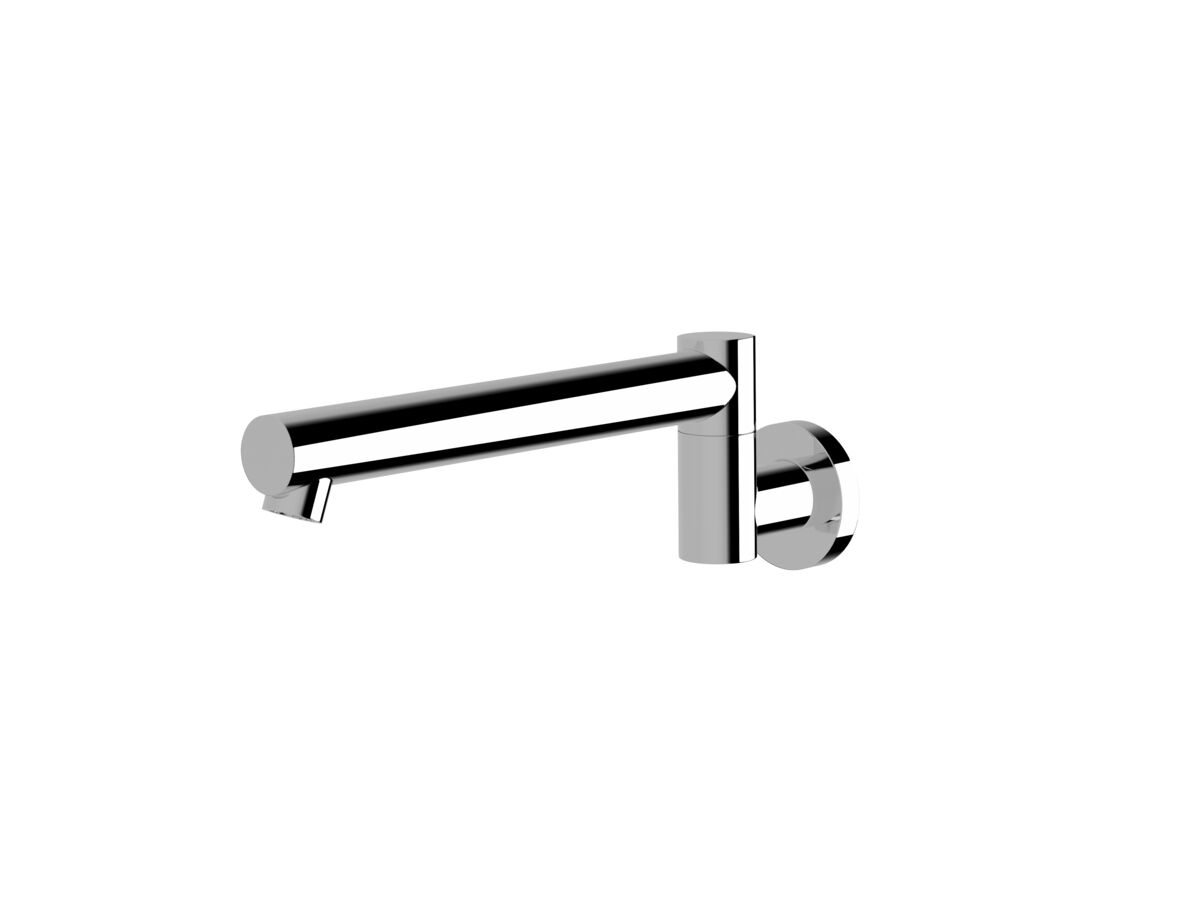 reece Sussex Scala Bath Outlet Swivel Straight 250mm Chrome