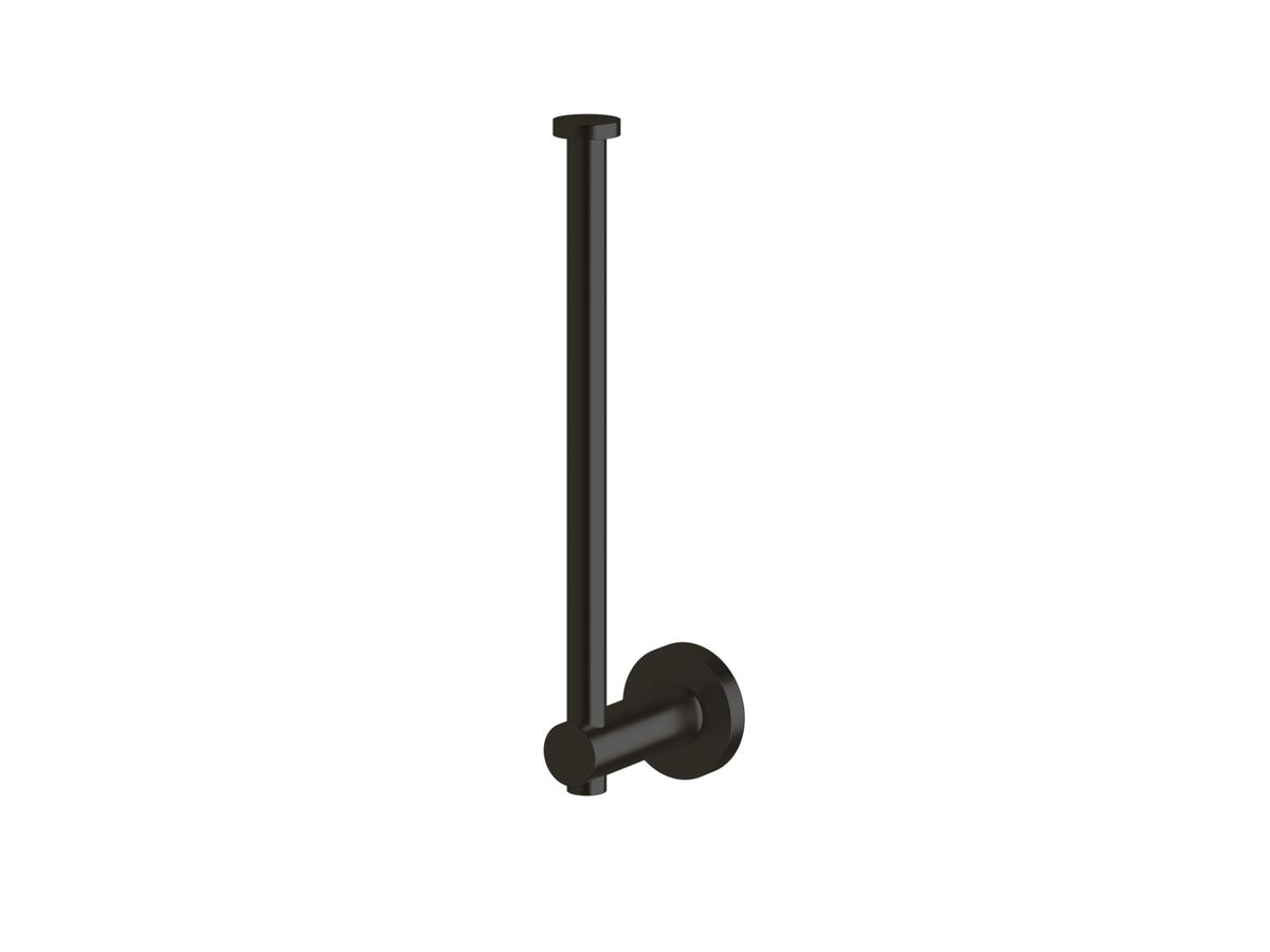 reece Sussex Scala Double Spare Toilet Roll Holder LUX PVD Matte Opium Black